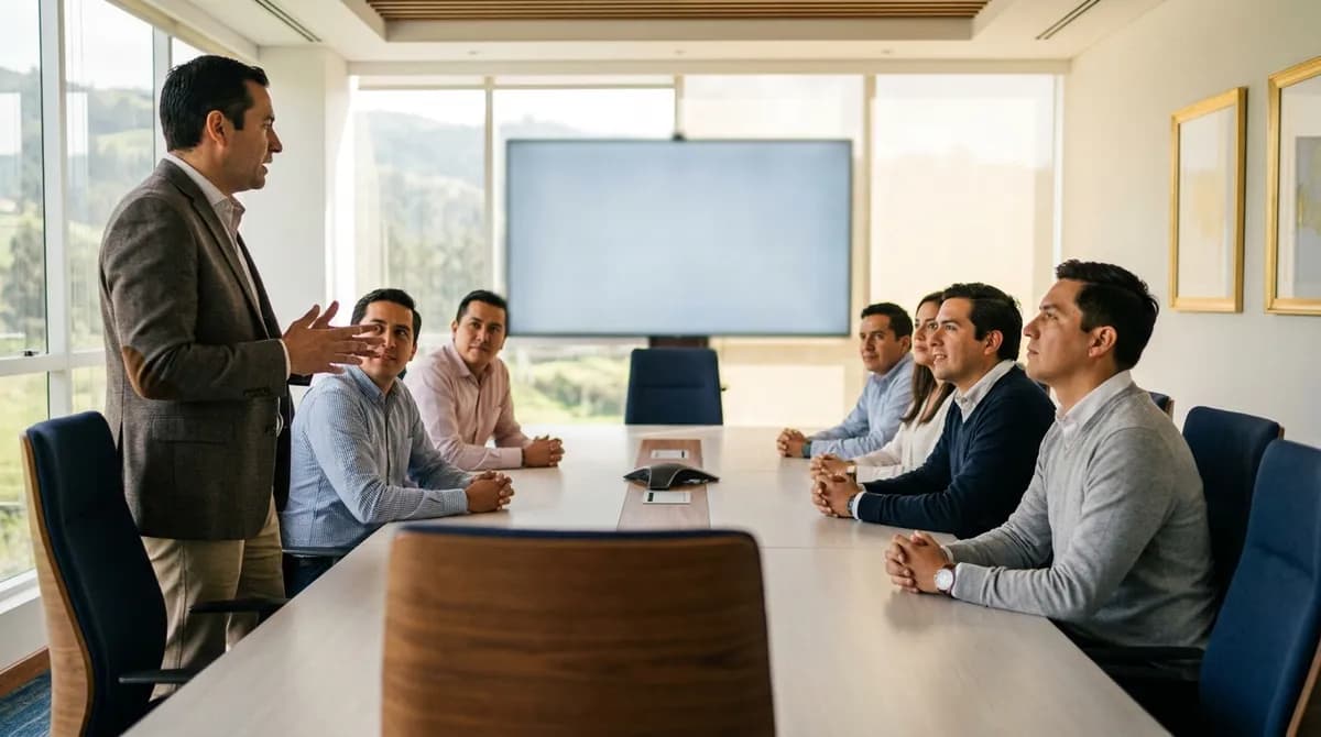 Capacitación in company dictada al equipo dentro de una empresa en Ecuador