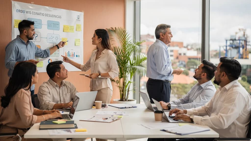 Comparación entre gestión por procesos y gestión jerárquica en una empresa