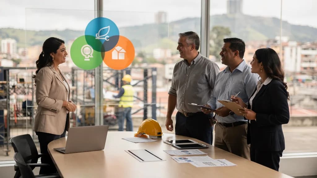 Concepto de sistema integrado de gestión de calidad, ambiente y seguridad