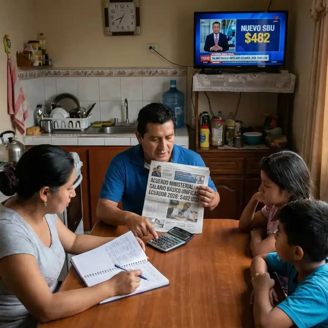 Salario Básico Ecuador 2026: $482, Tabla Sectorial IESS y Códigos de Actividad