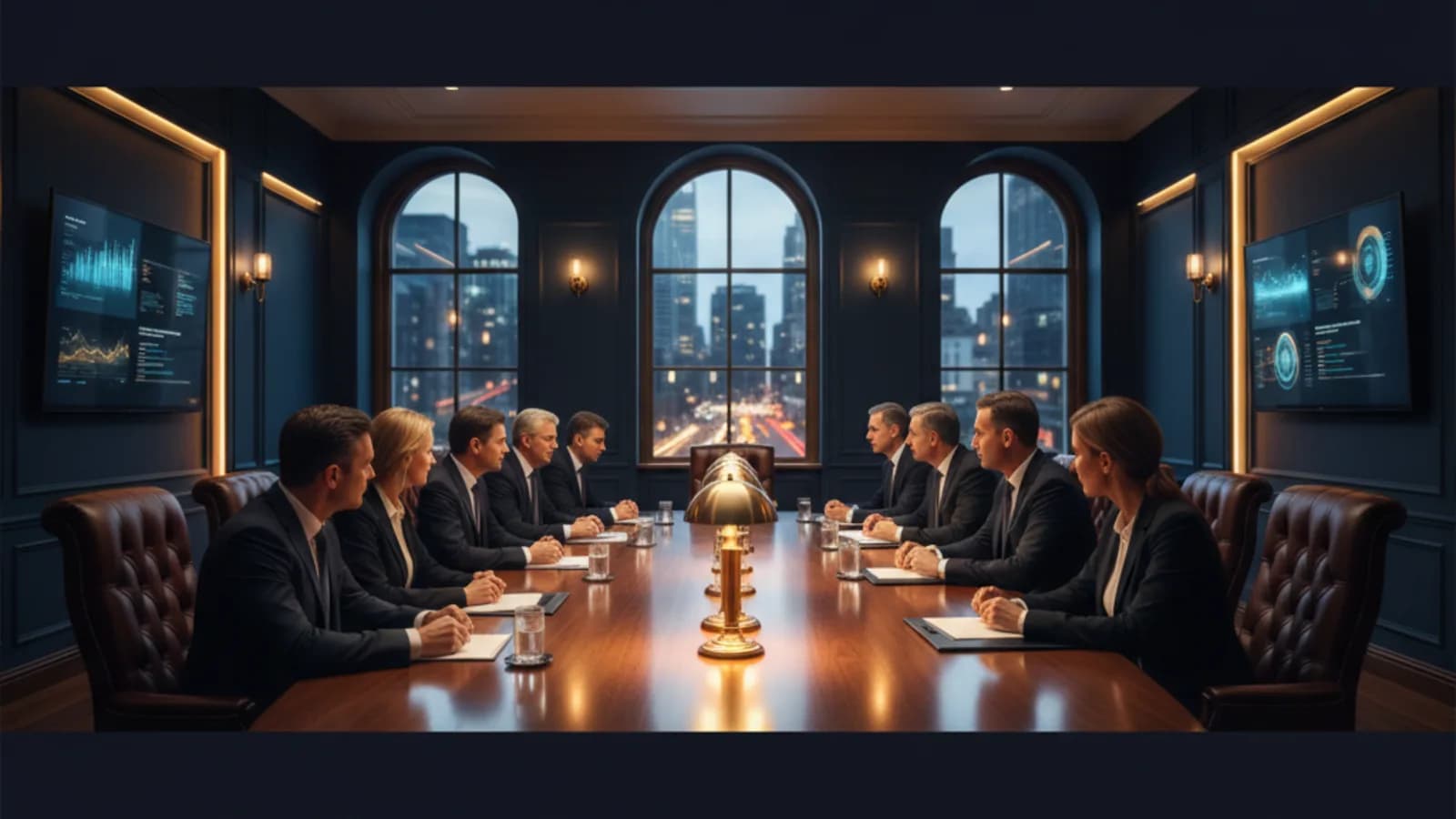 Sesión de directorio y junta de accionistas para la implementación de buen gobierno corporativo.