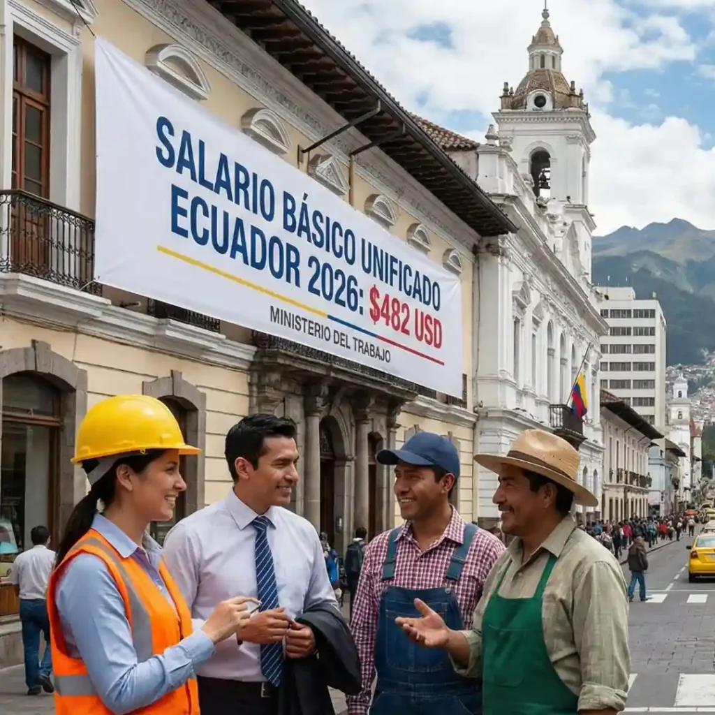 Salario basico unificado (SBU) 2026